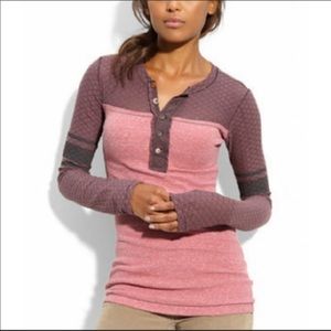 Rare Purple & Pink Thermal Long Sleeve 💜💗